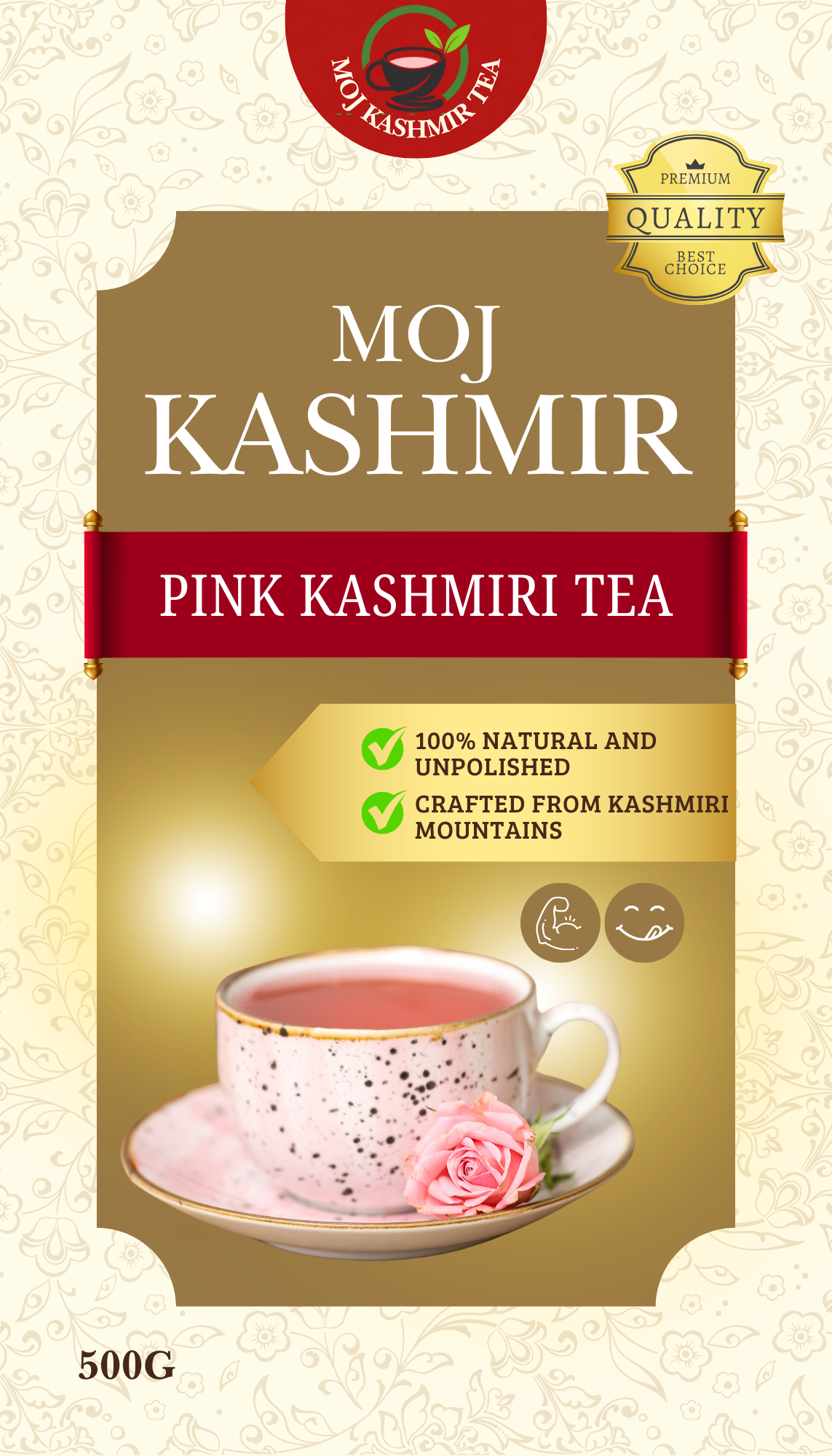 Moj Kashmir Pink Kashmiri Tea 500g